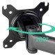 Arctic Z1 (Gen 3) Desk Mount Monitor Arm with USB Hub