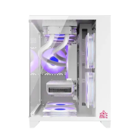 Againcart Mystery Box X5 Desktop Gaming Case White