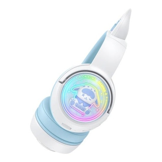 ONIKUMA B5 RGB Cat Ear Tri-Mode Wireless Gaming Headset