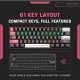 ONIKUMA G55 61 Keys RGB Colorful Lighting Wired Gaming Mechanical Keyboard – Brown Switch