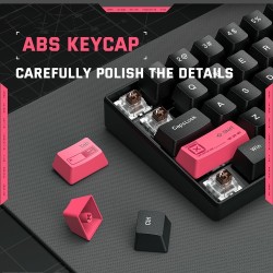 ONIKUMA G55 61 Keys RGB Colorful Lighting Wired Gaming Mechanical Keyboard – Brown Switch