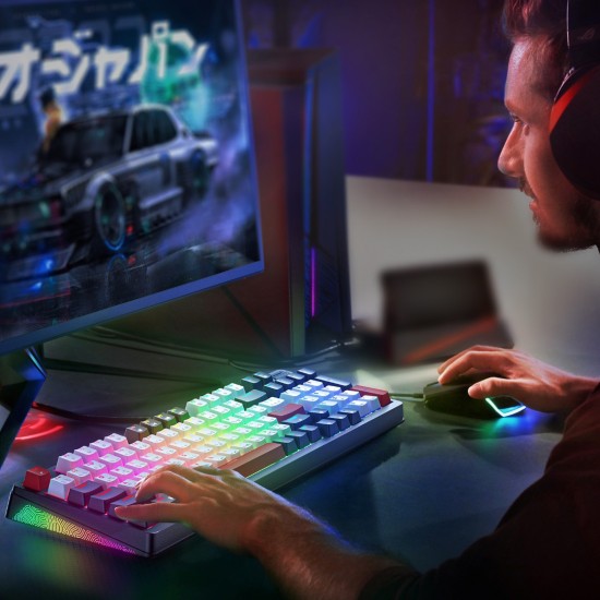 Onikuma G56 Tri-Mode Wireless Hot-swappable Mechanical Keyboard