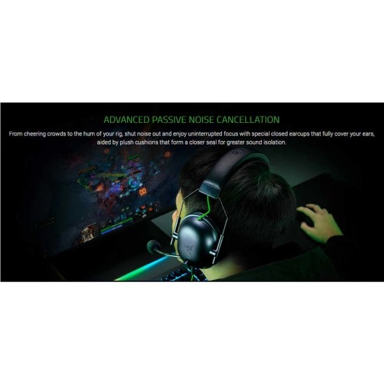 Razer BlackShark V2 X Black Wired Gaming Headphone (Global)