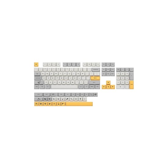 Royal Kludge XDA-111 (Honey Milk) PBT Keycaps