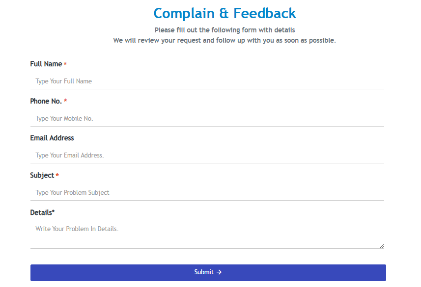 Complain
