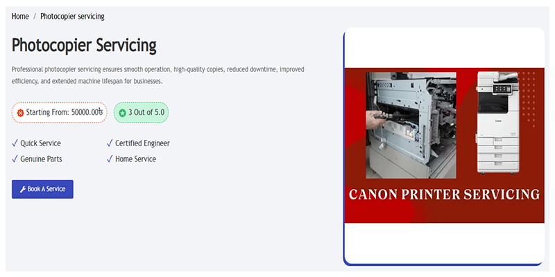Photocopier Servicing